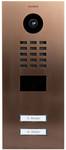 DoorBird D2102V IP video door intercom LAN Outdoor panel V2A stainless steel (brushed), Bronze look