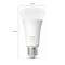 LED light bulb 'Philips Hue White Ambiance', 1600 lumens, 130 mm height, 67 mm diameter. E27 fitting, dimmable, from warm to cool white.