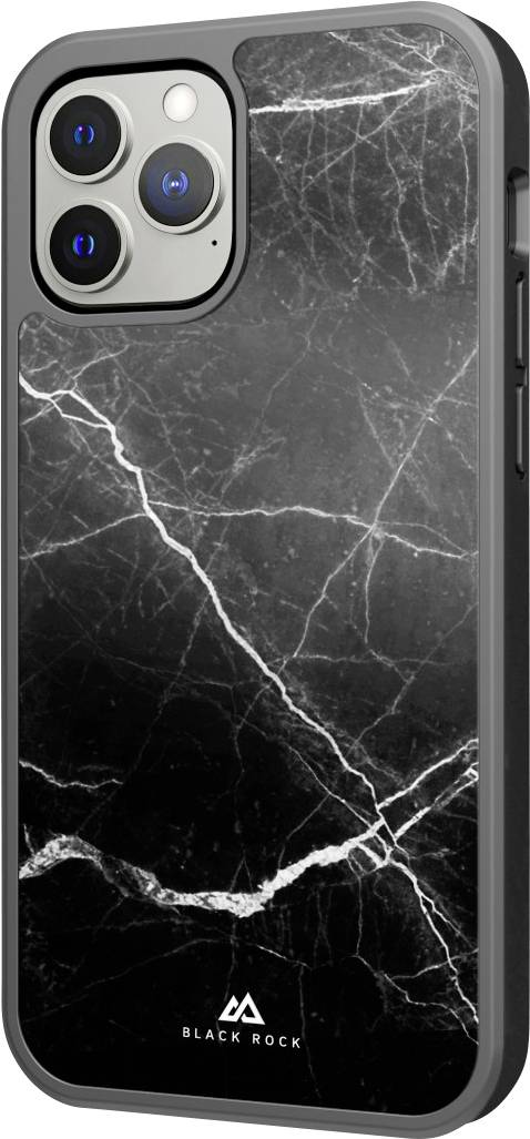 Black Rock Protective Marble Case Cover Apple iPhone 13 Pro Max Black 1180RMC02