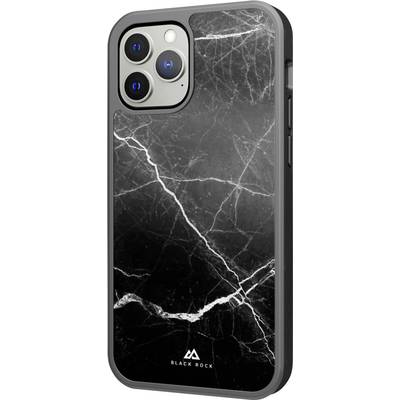 Image of Black Rock Protective Marble Case Cover Apple iPhone 13 Pro Max Black