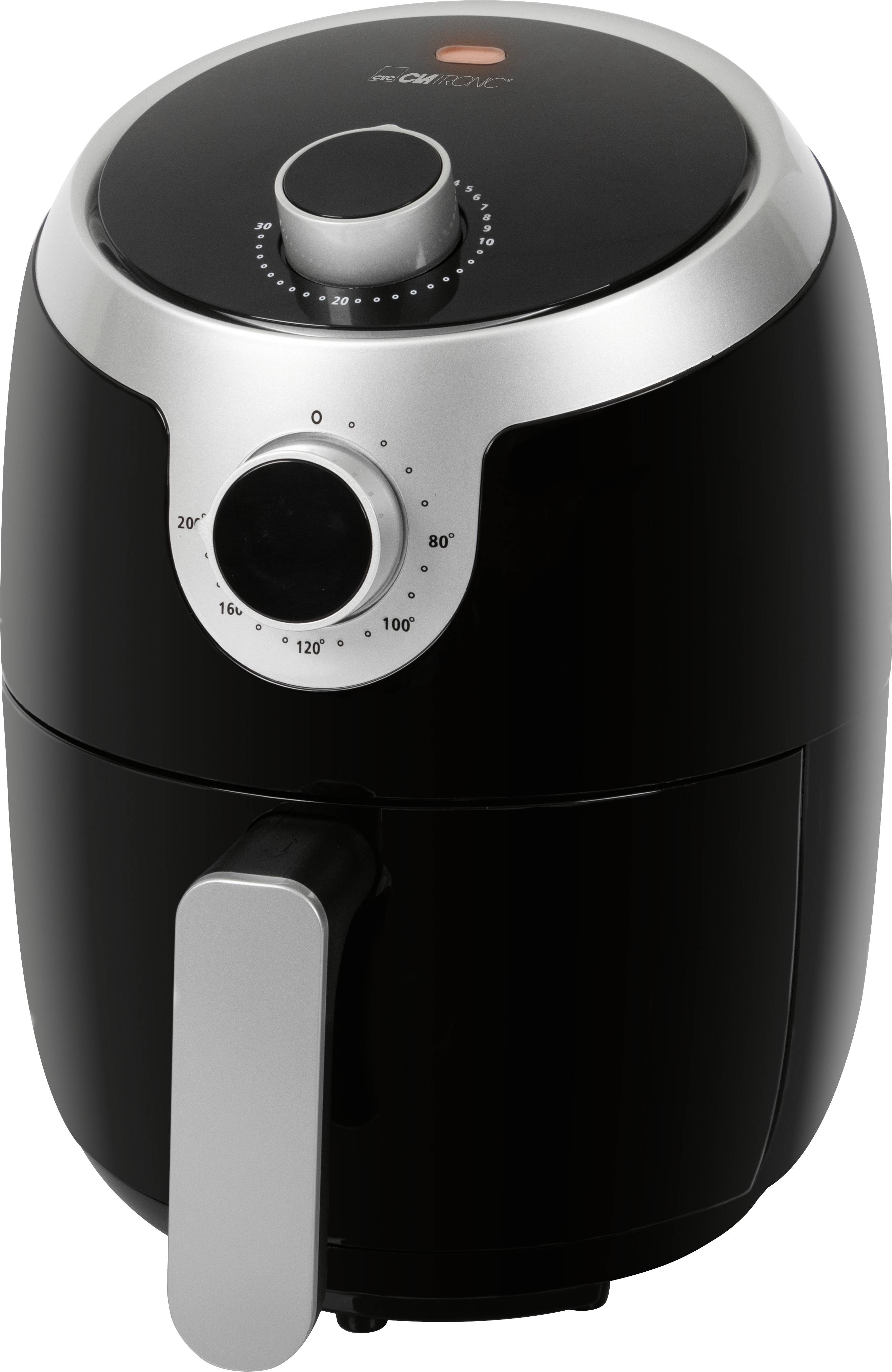 Image of Clatronic FR 3769 H Air fryer 1.8 l 1000 W Black, Silver