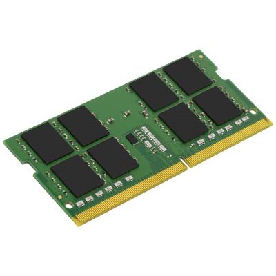 A green computer RAM module with black chips and golden contacts, designed for installation in a motherboard.
