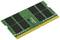 Green random access memory (RAM) with eight black memory chips and gold contacts, slightly tilted in perspective.