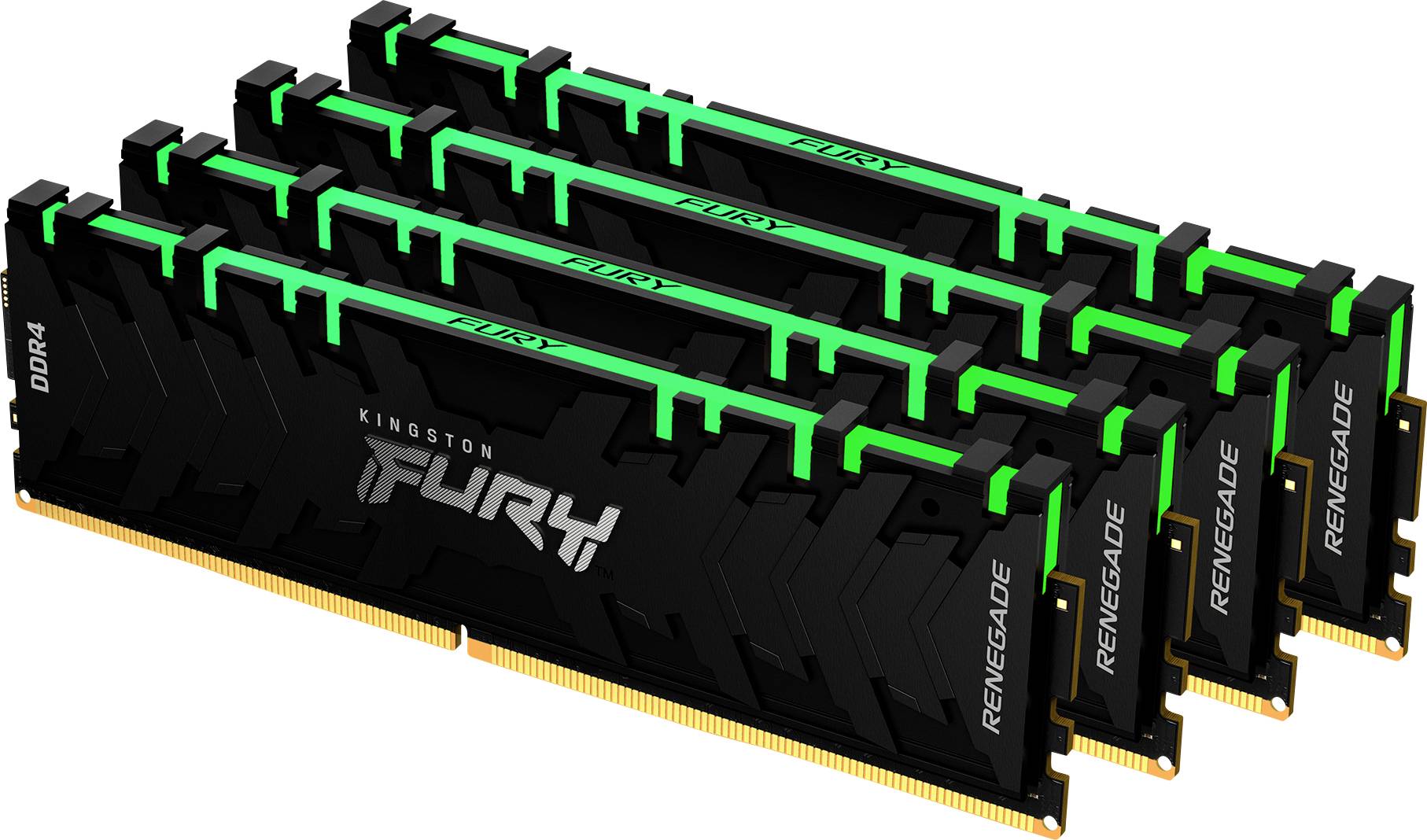 Kingston FURY Renegade PC RAM kit DDR4 64 GB 4 x 16 GB 3600 MHz 288-pin CL16 KF436C16RB1K4/64 | Conrad.com