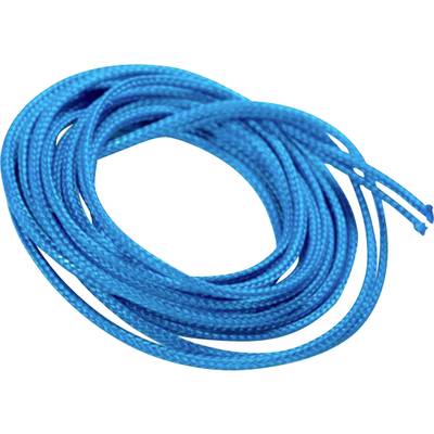 A bundle of light blue shoelaces lies loosely coiled on a white surface.