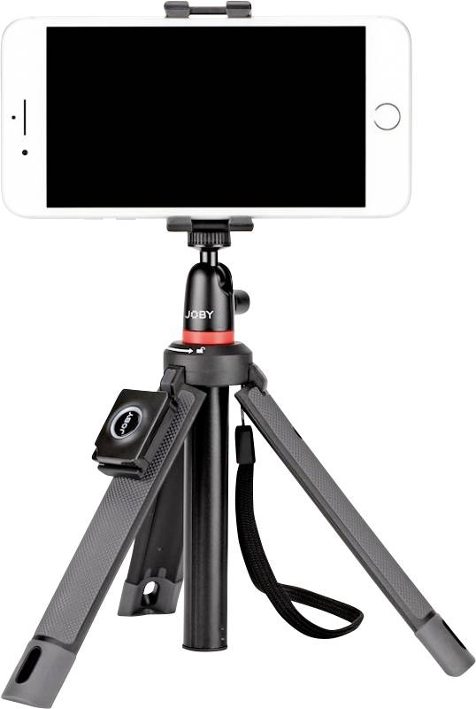 JOBY TelePod™ Mobile Tripod 1/4 Black incl. mobile phone holder, Ball head