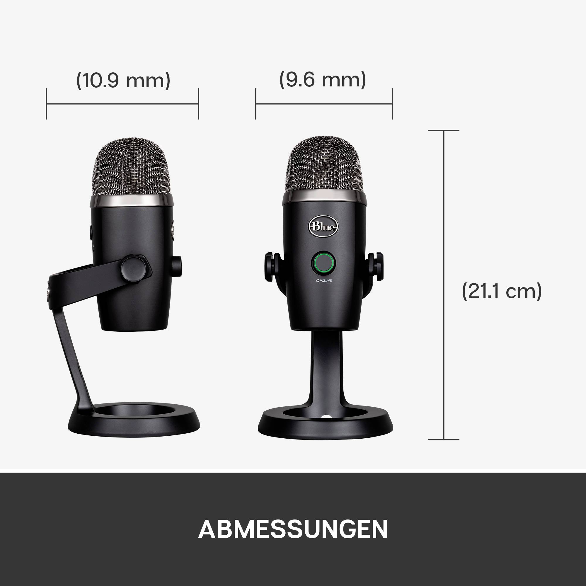 Stand PC microphone Blue Microphones Yeti Nano Transfer type (details):Corded, USB-13
