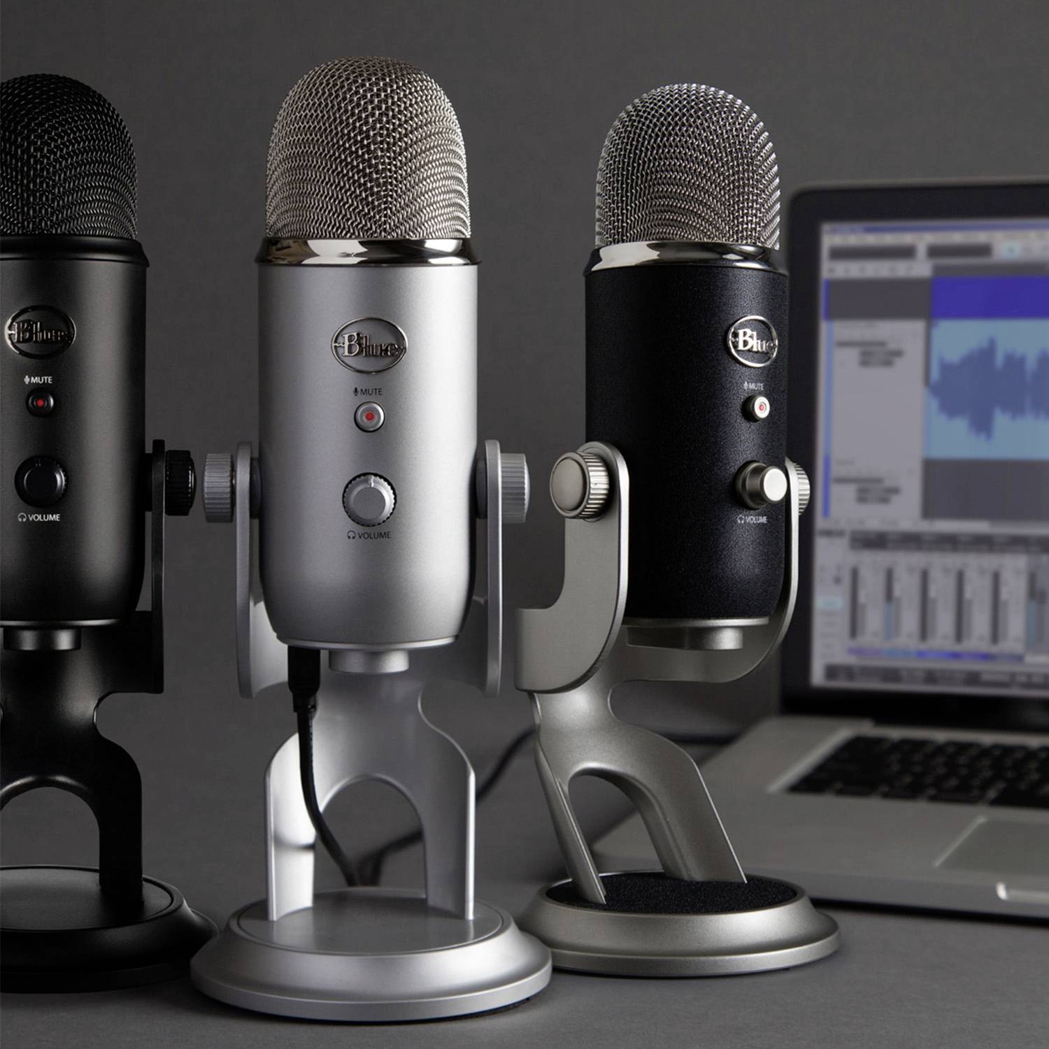 Stand PC microphone Blue Microphones Yeti Transfer type (details):Corded, USB-6