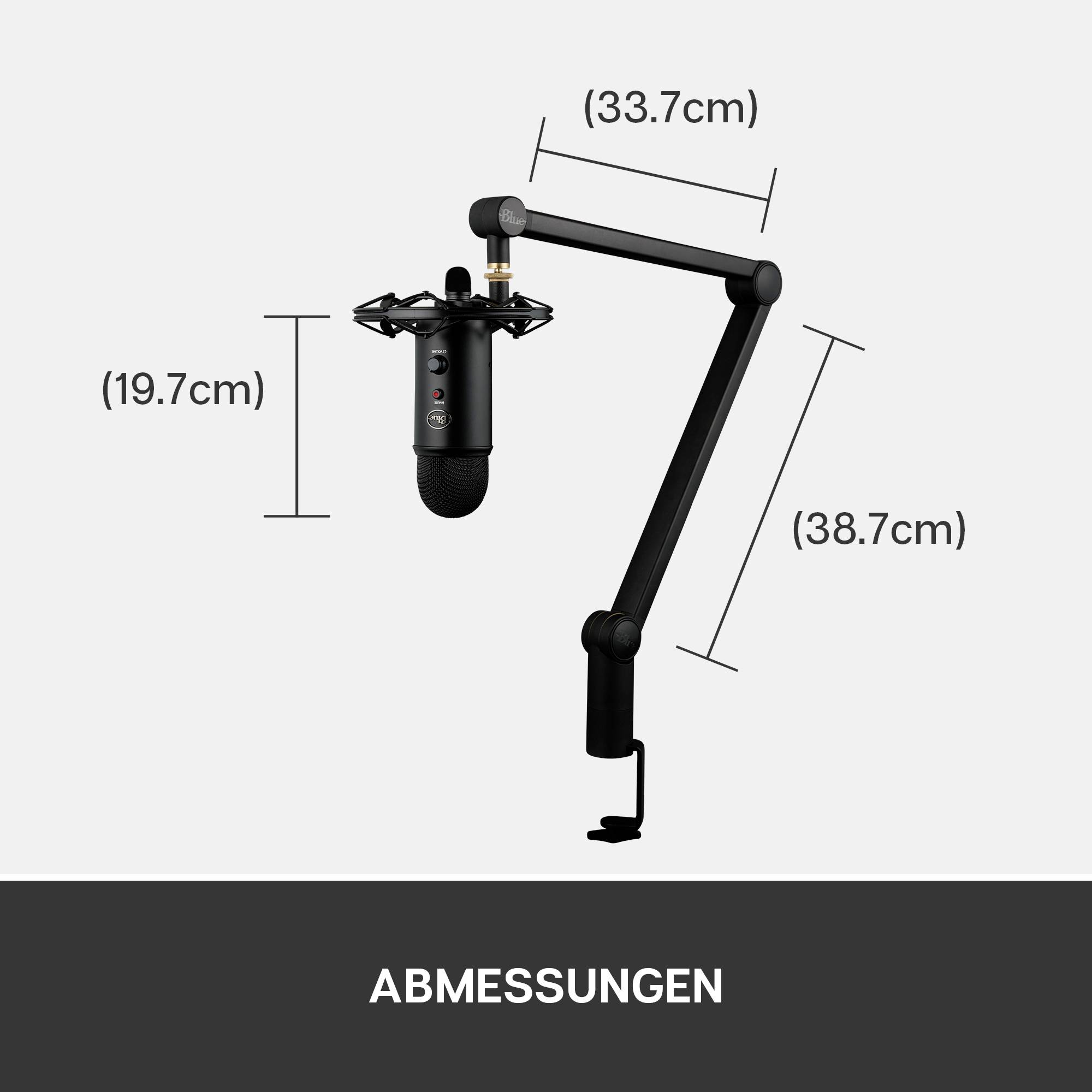 Stand PC microphone Blue Microphones Yeticaster Transfer type (details):Corded, USB-14