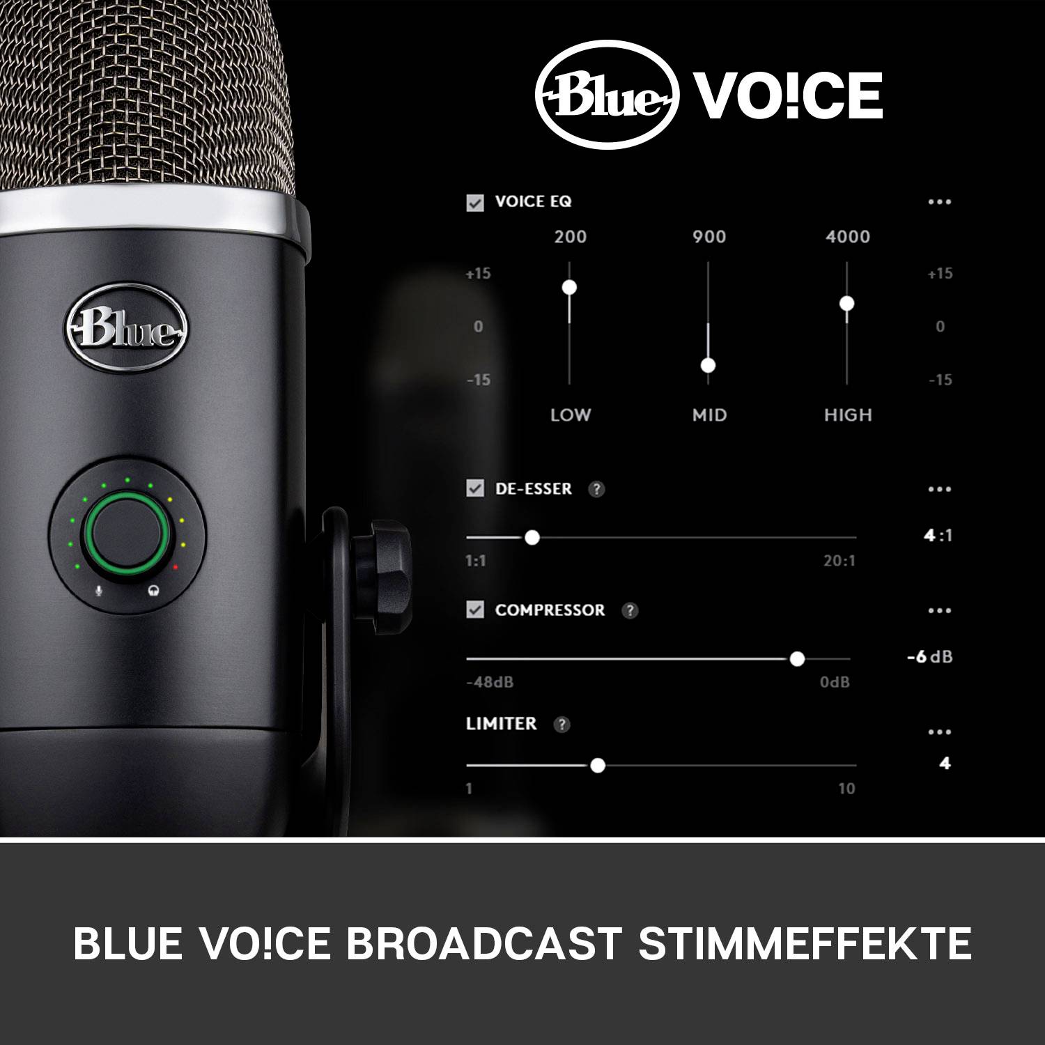 Blue Microphones Yeti X PC microphone Black Corded, USB-7