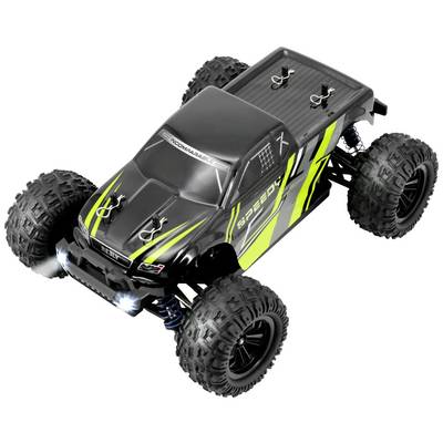 Reely Speedy Black/green Brushed 1:18 RC model car Electric Monster truck 4WD RtR 2,4 GHz Incl. battery and charger-0