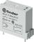 Grey relay by Finder, labelled '45.31.7.024.2310'. Suitable for 16A, 250V. Displays switching symbols and origin 'Made in EU-04'.
