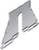 Grey plastic separator for separating components in an electrical switchboard, with branded logo and serial number.