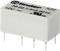 'Rectangular, white relay by Finder brand with six metal pins. Marking: 12V, 30.22.7.012.0010, X22.'
