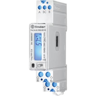 A digital time relay with a blue display shows '57°C'. It has blue terminals and is housed in a silver casing.