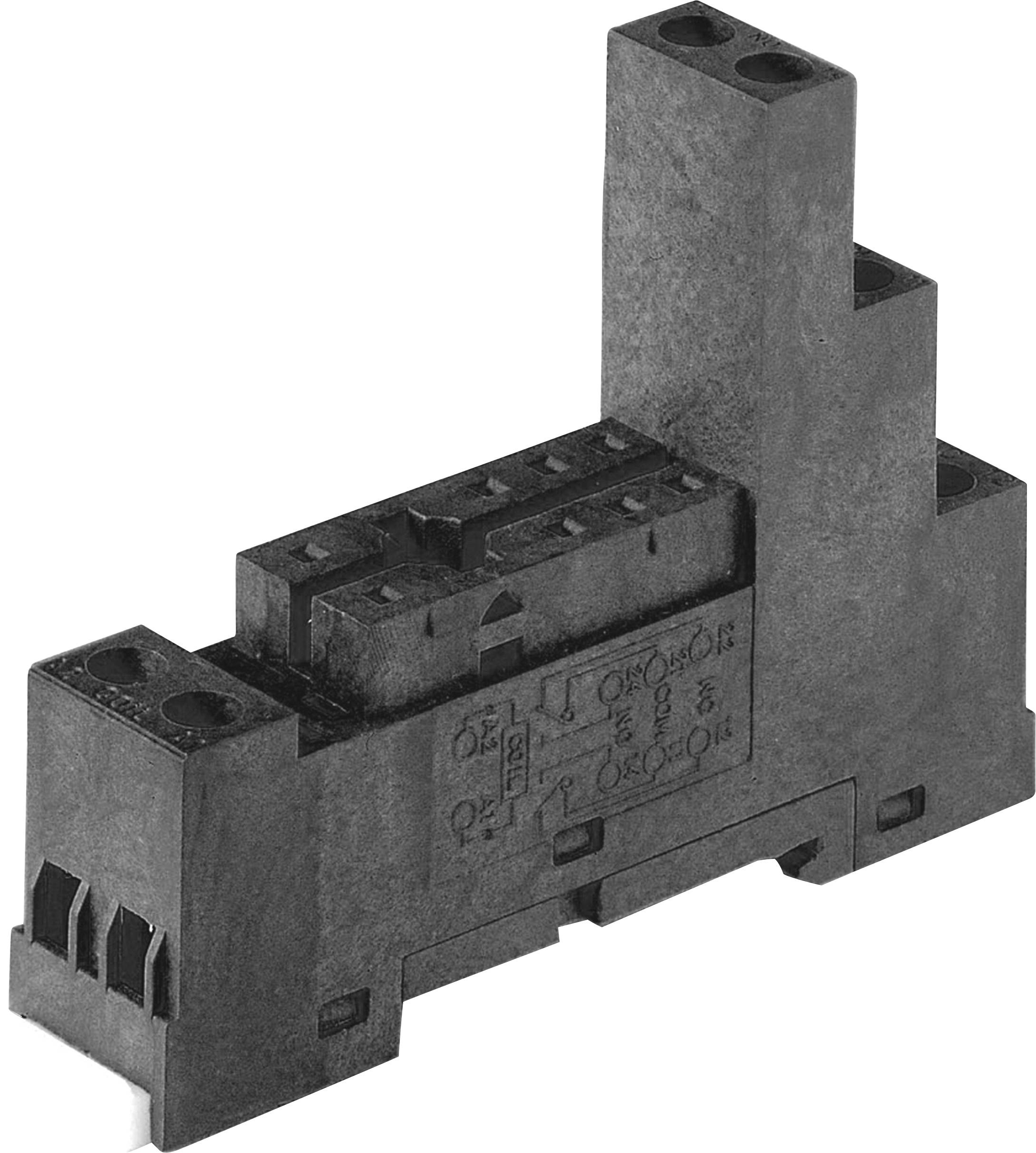 Finder 95.75.0 Relay socket (L x W x H) 54 x 15.5 x 73.1 mm 1 pc(s)