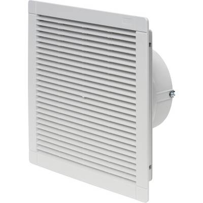 White rectangular ventilation cover with horizontal louvres against a white background.