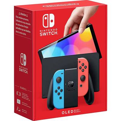 Nintendo Switch OLED console 64 GB Neon red, Neon blue 