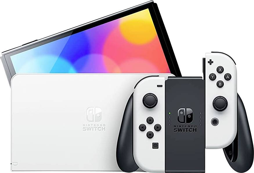Nintendo Switch OLED Model Console, White - Worldshop