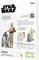 'Star Wars' Metal Earth model kit featuring droids R2-D2 and C-3PO. No adhesives or soldering required. Assembly instructions included.