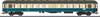 Märklin 43165 H0 express train wagon Bym(b)421, 2. Class of DB