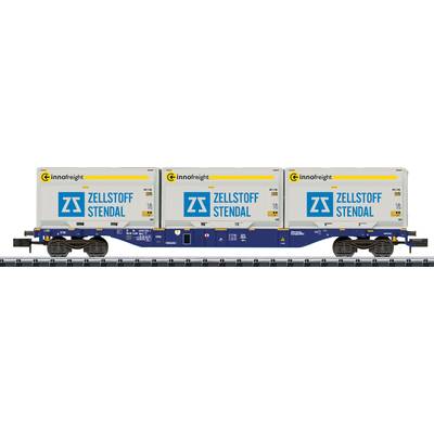 MiniTrix 18420 N Container carrying wagon of the European Rail Rent European Rail Rent