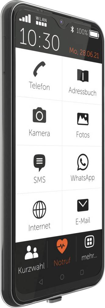 Gigaset GS4 64 GB Black 16 cm (6.3 inch) Big button smartphone-3