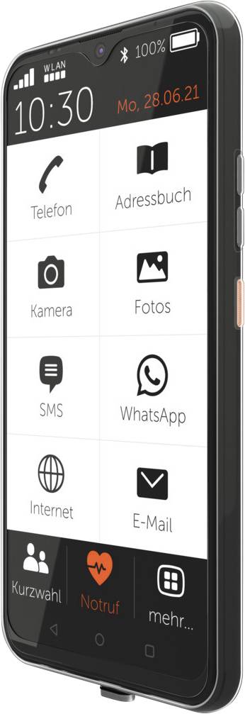 Gigaset GS4 64 GB Black 16 cm (6.3 inch) Big button smartphone-10