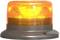 An orange warning light that illuminates. It signals caution or danger in the surrounding area.