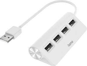 Hama  4 ports USB 2.0 hub  White