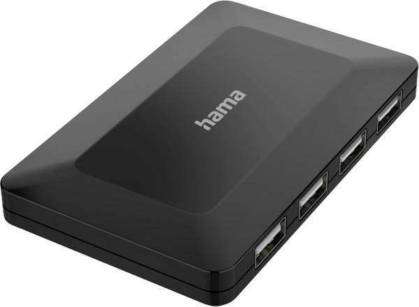 Hama 4 ports USB hub Black