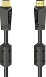 Hama HDMI Cable HDMI-A plug, HDMI-A plug 10.00 m Black 00205009 4K UHD HDMI cable