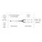 'Diagram shows cable connection: left 3.5mm jack plug for Discman/MP3 player, right 2 RCA phono plugs for amplifier.'
