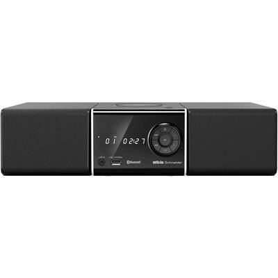 Compact audio system with radio, CD player and Bluetooth functionality. Displays time as 1:22:27 on digital display.