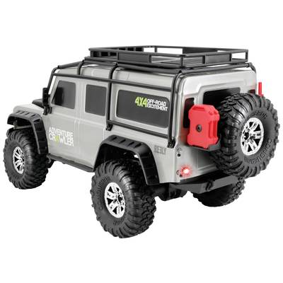 Reely Adventure Grey Brushed 1:10 RC model car Electric Crawler 4WD RtR 2,4  GHz Incl. batteries and charger