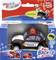 Toy Police Car with Pull-Back Motor in Colourful Packaging. Suitable for Children Aged 3 and Over. Compatible with Building Block Systems.