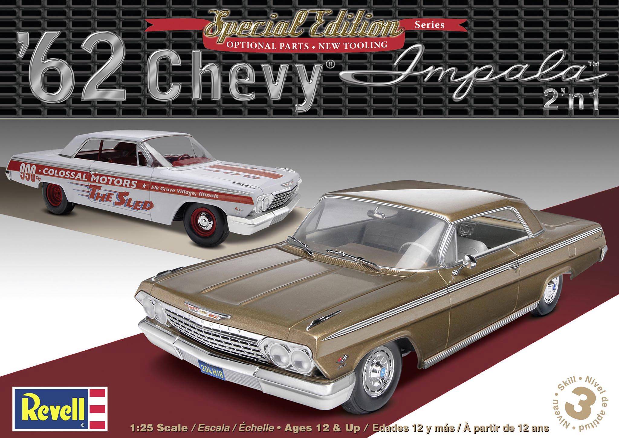 Revell RV 1:25 62 Chevy Impala 1:25 Model car-1