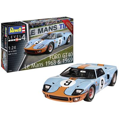 Image of Revell RV 1:24 Ford GT 40 Le Mans 1968 1:24 Model car