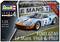 Model kit of a Ford GT40 in 1:24 scale. Representation of the car during the Le Mans races of 1968 and 1969.