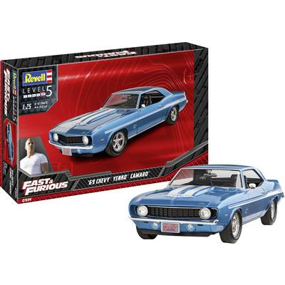 Revell RV 1:24 Fast & Furious 1969 Chevy Camaro Yenko 1:24 Model car-0