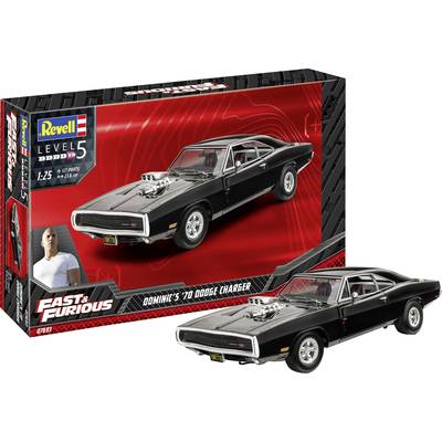 Image of Revell RV 1:24 Fast & Furious - Dominics 1970 Dodge Charger 1:24 Model car
