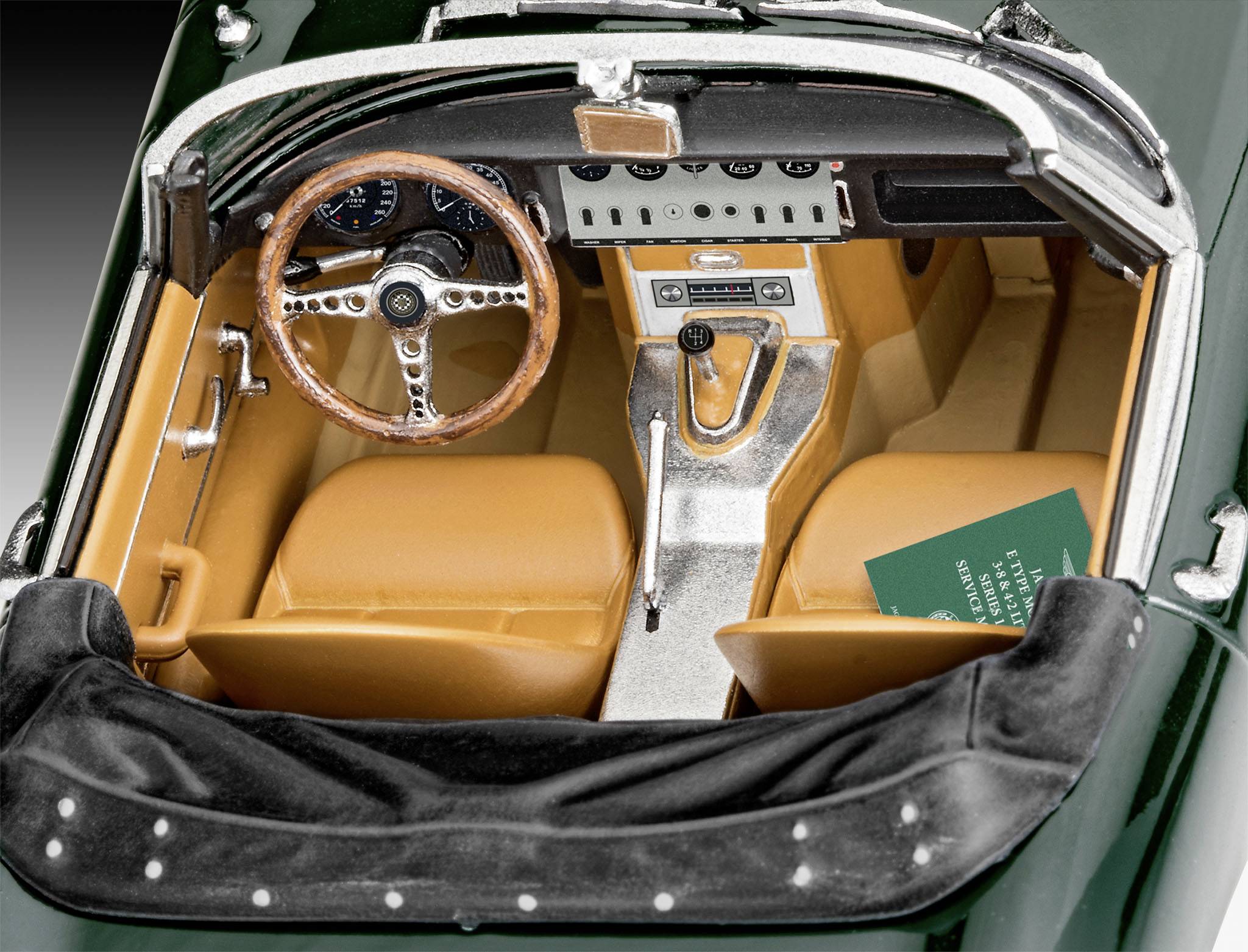 Revell RV 1:24 Jaguar E-Type Roadster 1:24 Model car-6