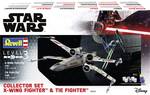 X-Wing Fighter + TIE Fighter collector set