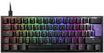 ducky ONE 2 Mini Gaming Keyboard, MX-Speed Silver, RGB LED, Black