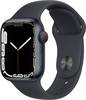 Apple Watch Series 7 GPS + Cellular 41 mm Aluminium Midnight Sports strap Midnight