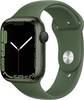 Apple Watch Series 7 GPS 45 mm Aluminium Green Sports strap Clover