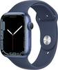 Apple Watch Series 7 GPS 45 mm Aluminium Blue Sports strap Abyss blue