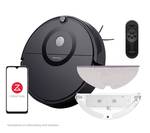 Roborock E5 Suction and wipe robot with remote control & App/voice control (2500Pa suction power, 200 min battery life), black