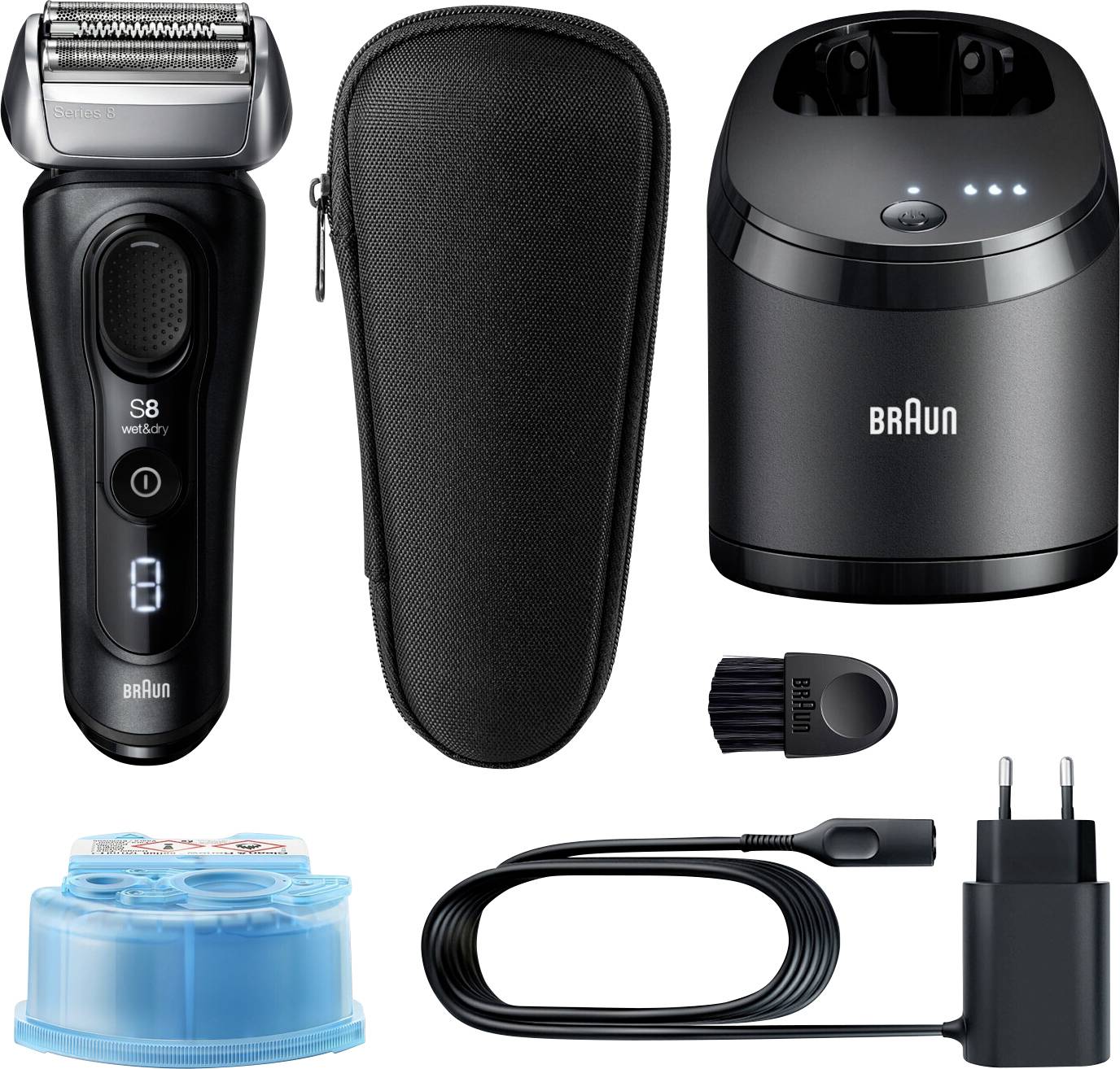 Braun Series 8 wet&dry Foil shaver Black