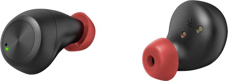 Hama Spirit Chop In-ear headphones Bluetooth® (1075101) Black Headset, Touch control, Water-resistant-1